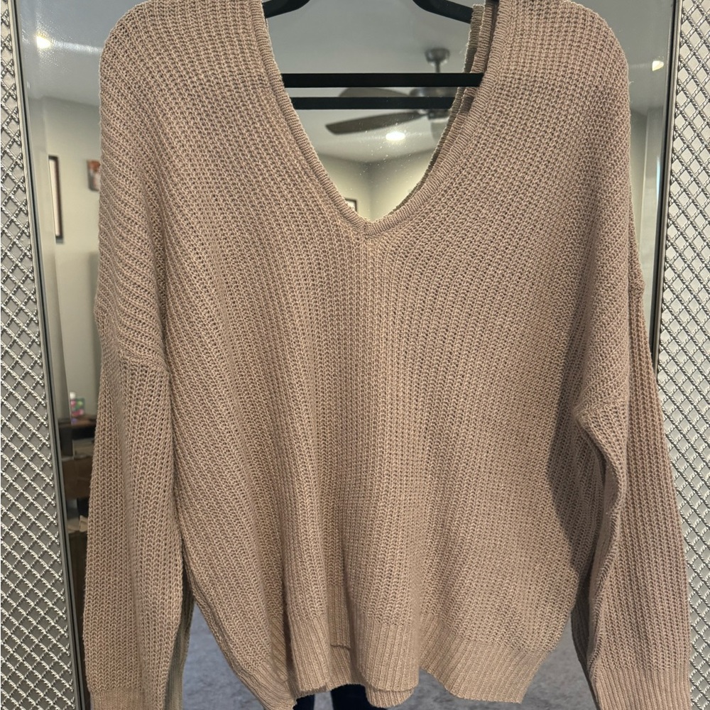 Women's Tan Sweater